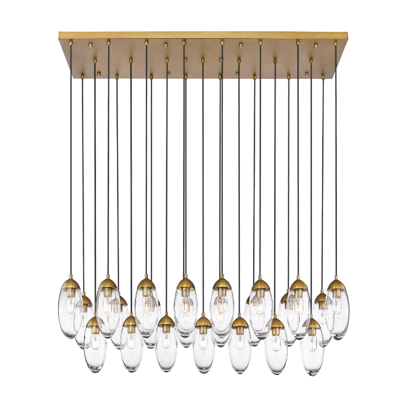 Oval Linear Chandelier