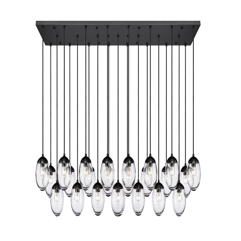 Oval Linear Chandelier