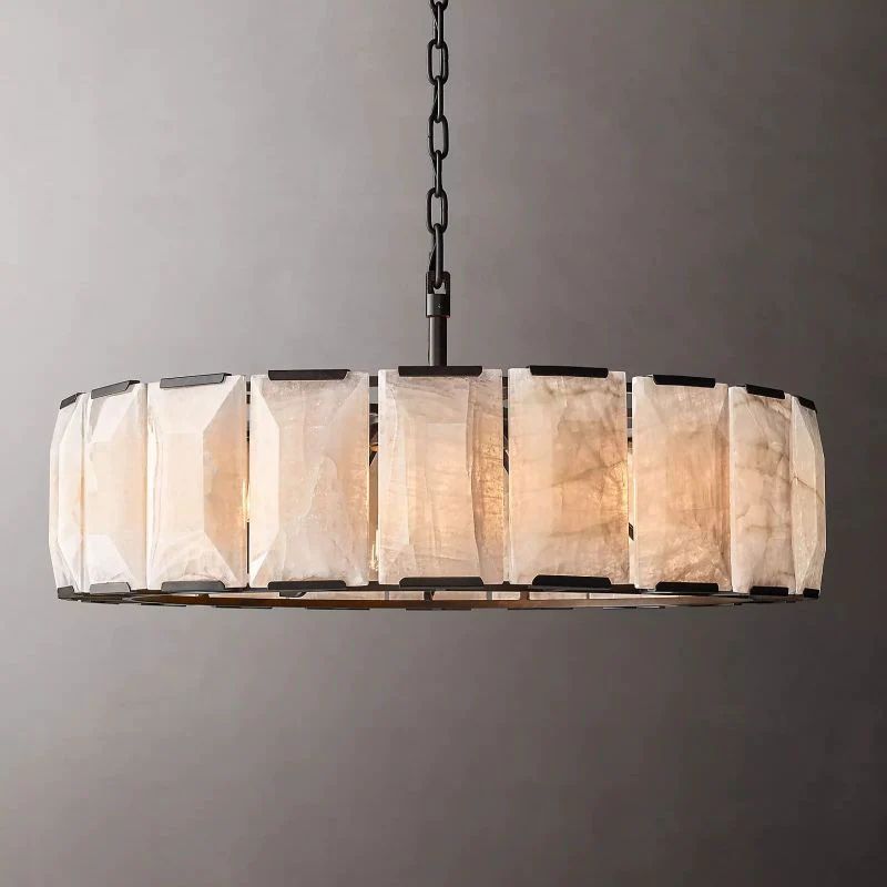 Paula Calcite Round Chandelier 43"