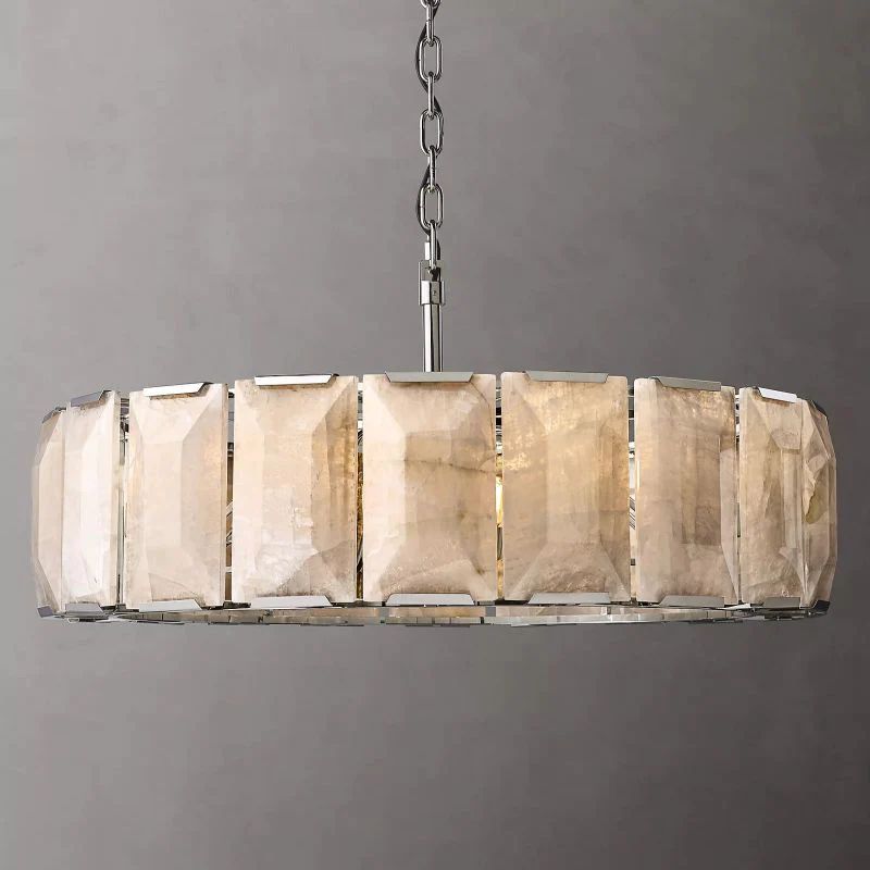 Paula Calcite Round Chandelier 43"