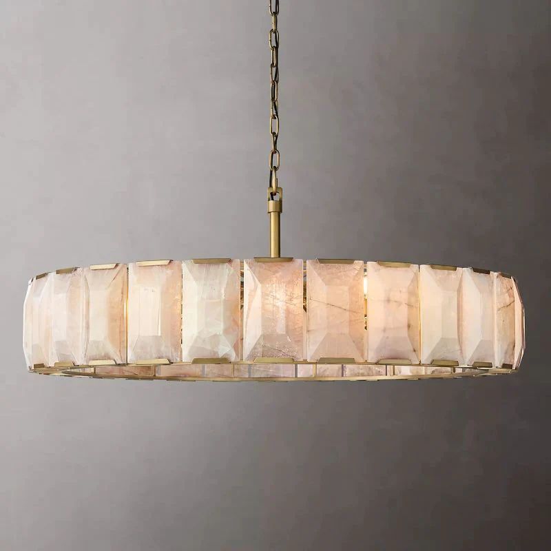Paula Calcite Round Chandelier 60"
