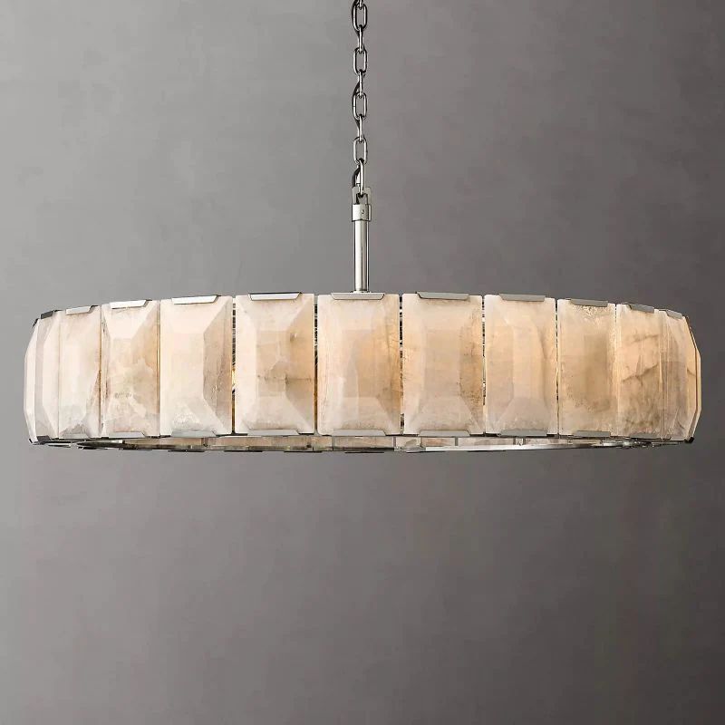Paula Calcite Round Chandelier 60"