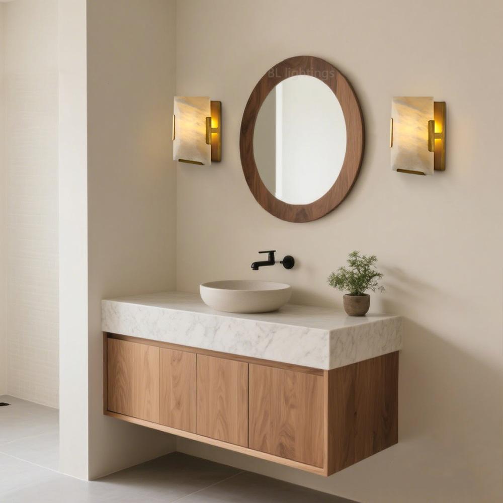 Harrington Calcite Short Wall Sconce