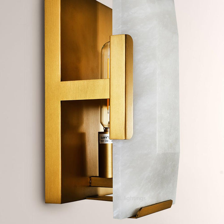 Harrington Calcite Short Wall Sconce