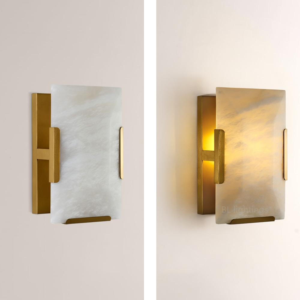 Harrington Calcite Short Wall Sconce