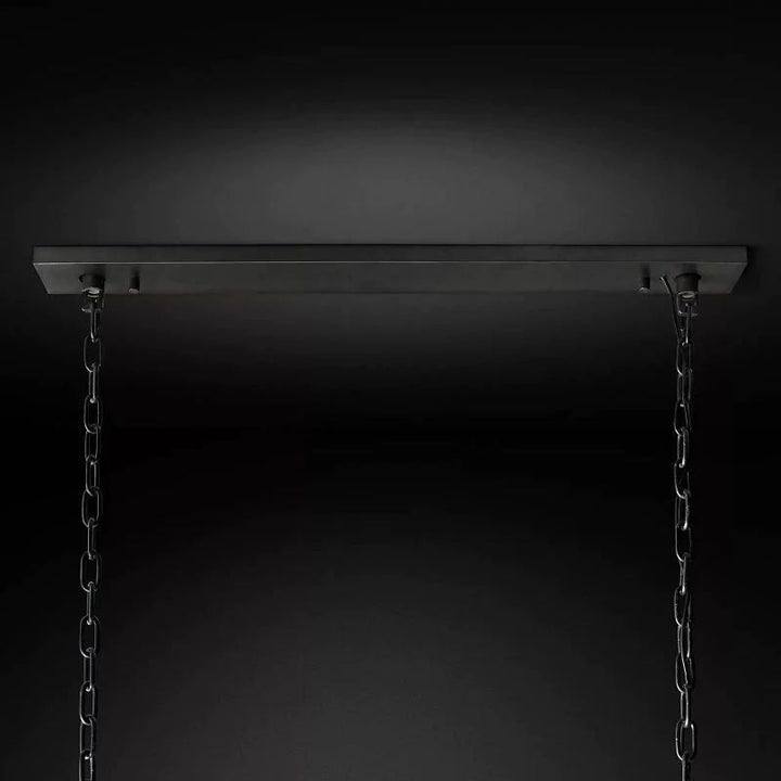 Paula Crystal Rectangular Dining Room Chandelier 54"