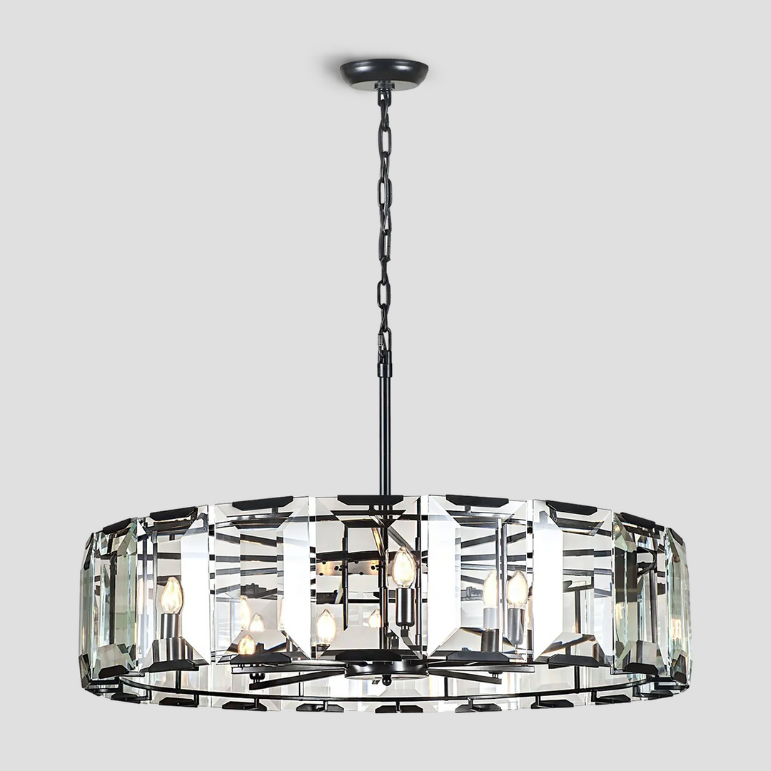 Paula Crystal Round Chandelier 24"