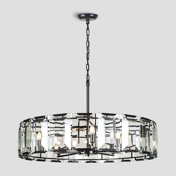 Paula Crystal Round Chandelier 24"