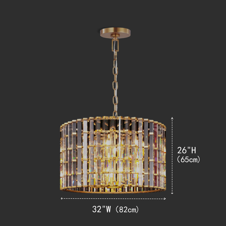 Paula Cylindrical/ Linear Chandelier