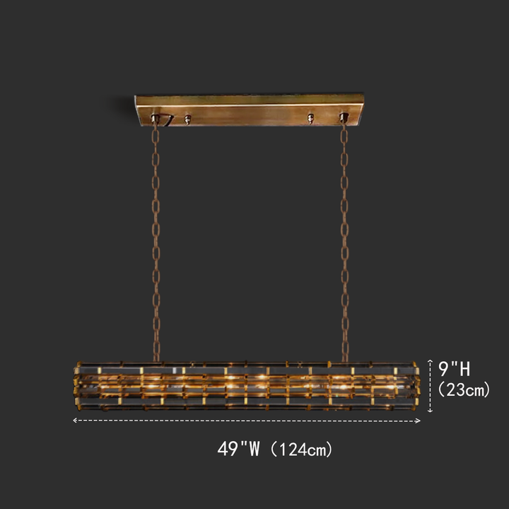 Paula Cylindrical/ Linear Chandelier