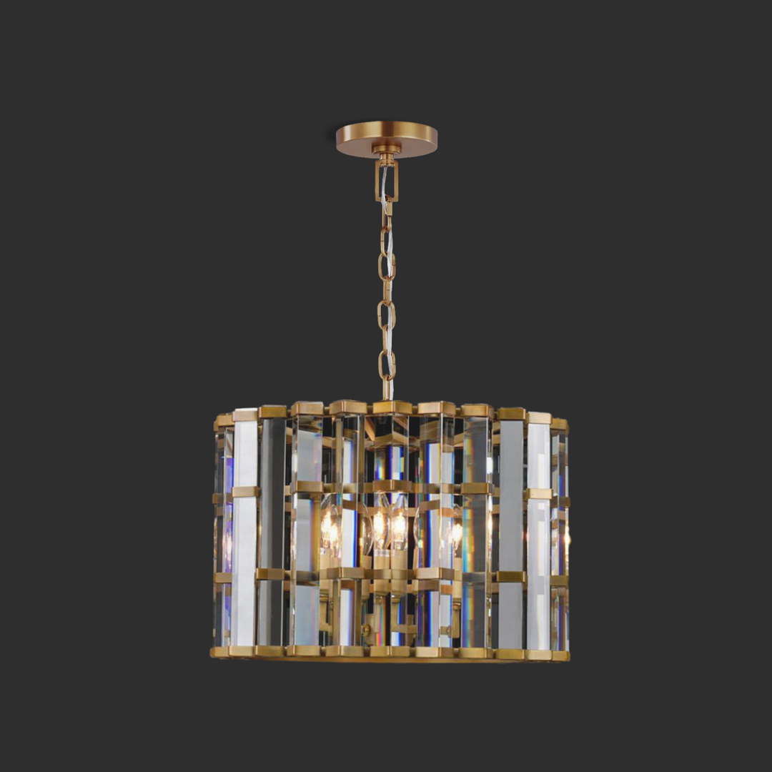 Paula Cylindrical/ Linear Chandelier
