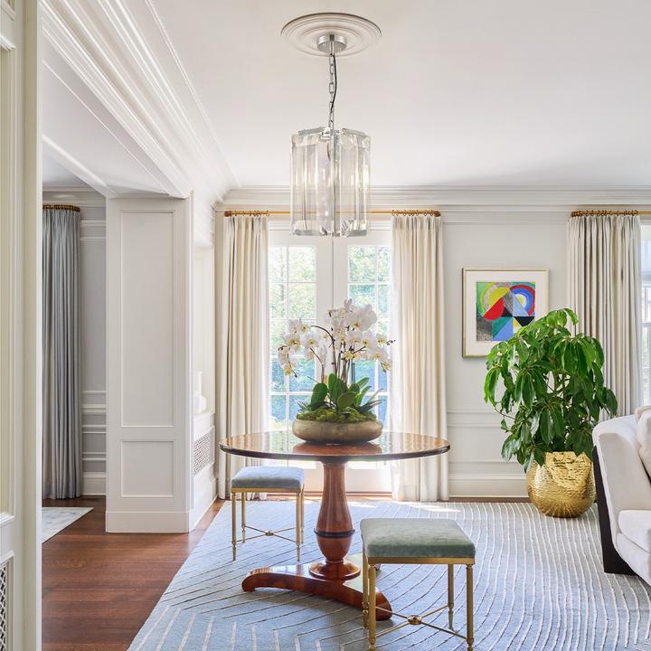 Paula Square Crystal Pendant