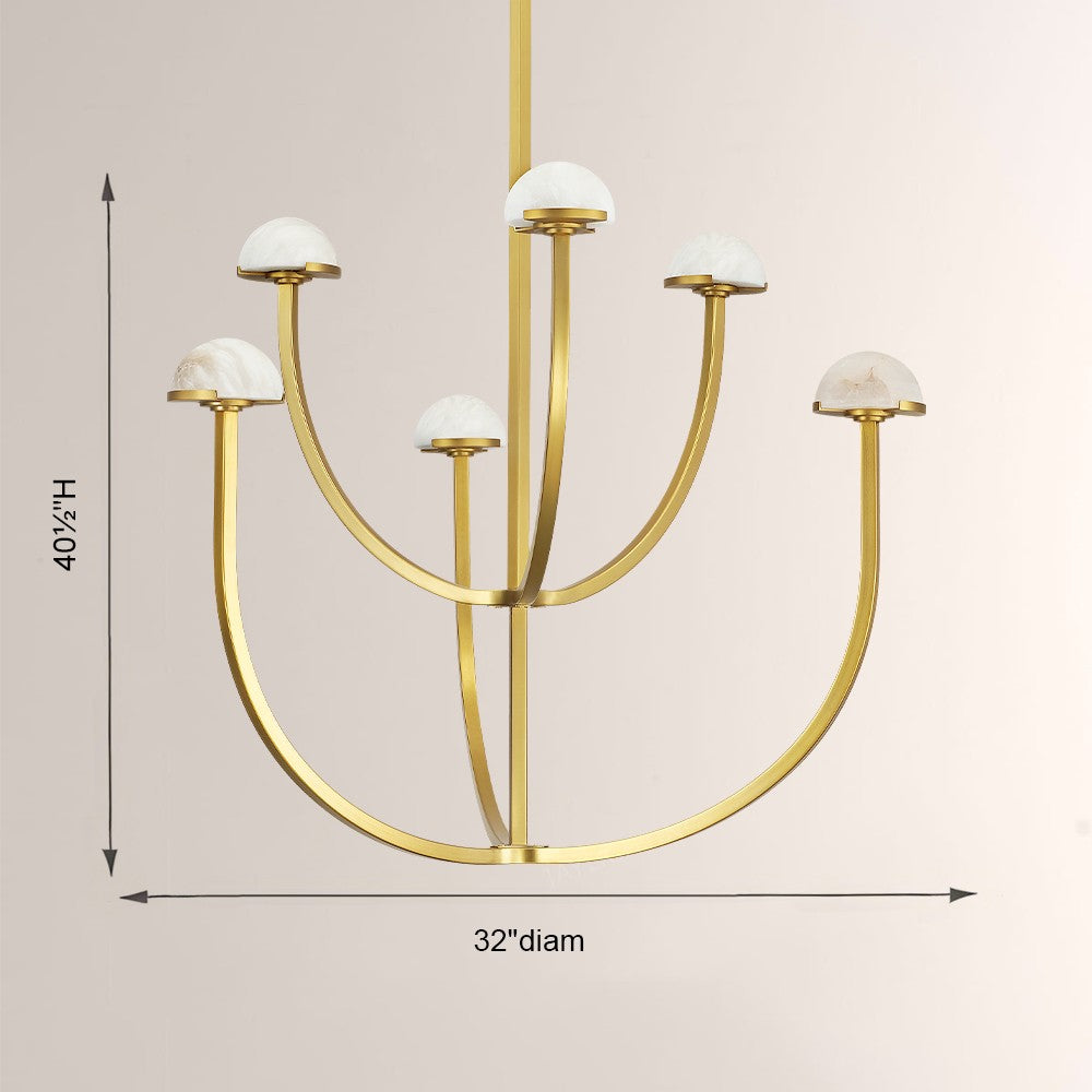 Pedrill Round Chandelier 32“D