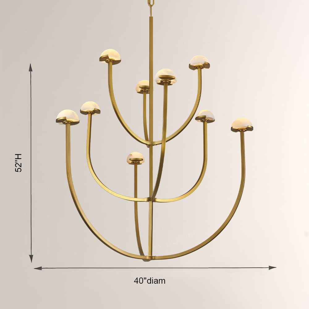 Pedrill Round Chandelier 40”D