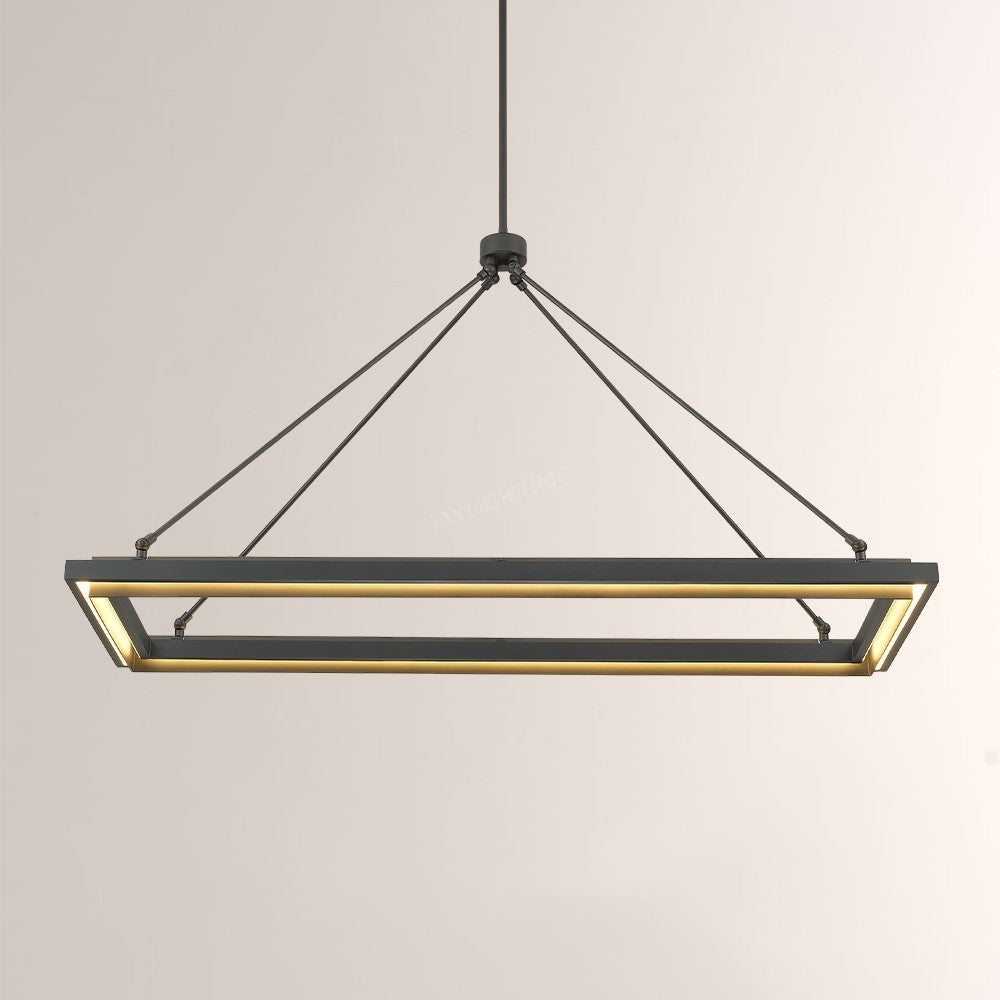 Perez Rectangular Chandelier 48"