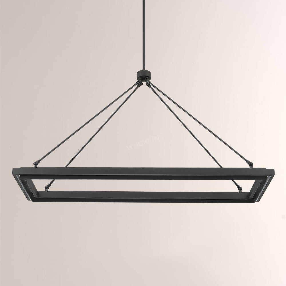 Perez Rectangular Chandelier 48"