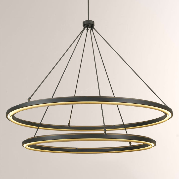 Perez Two-Tier Round Chandelier 60"