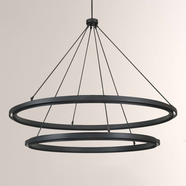 Perez Two-Tier Round Chandelier 60"