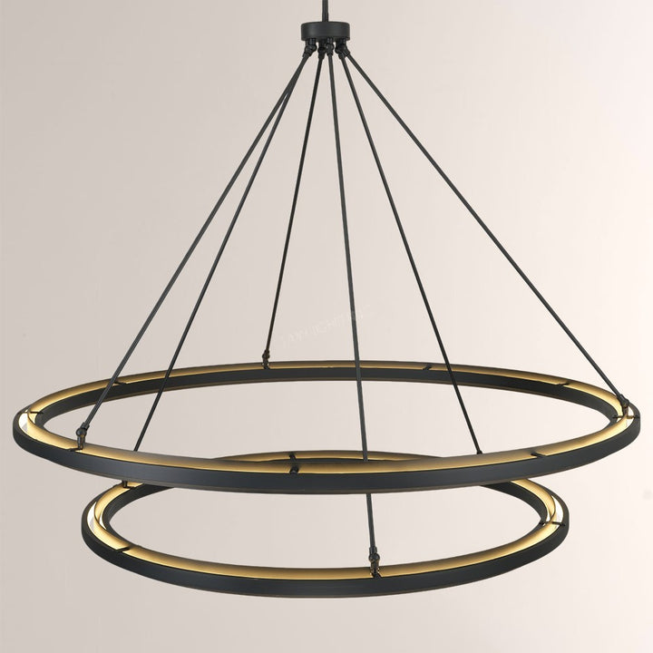Perez Two-Tier Round Chandelier 60"