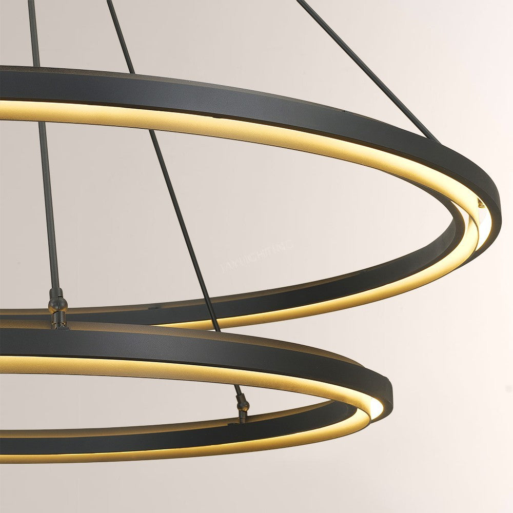 Perez Two-Tier Round Chandelier 60"