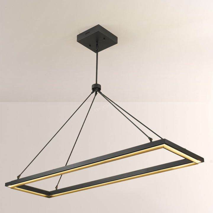 Perez Rectangular Chandelier 62"