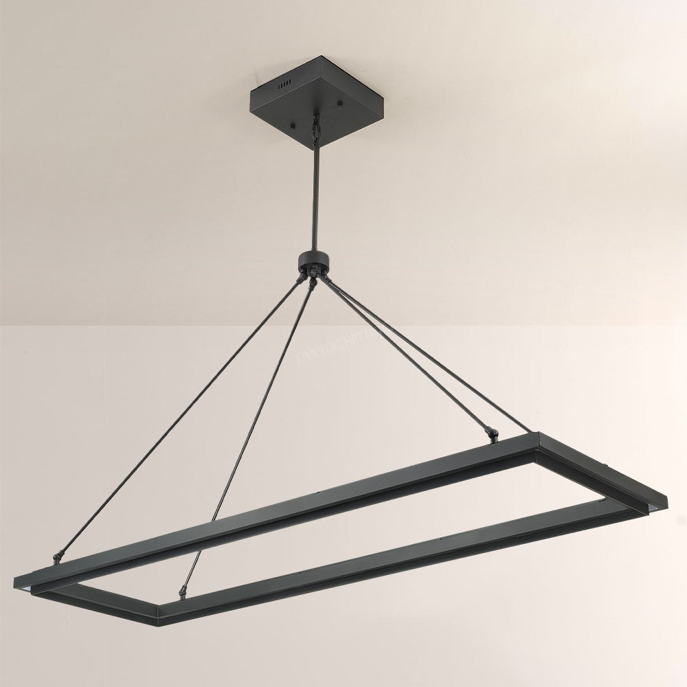 Perez Rectangular Chandelier 62"