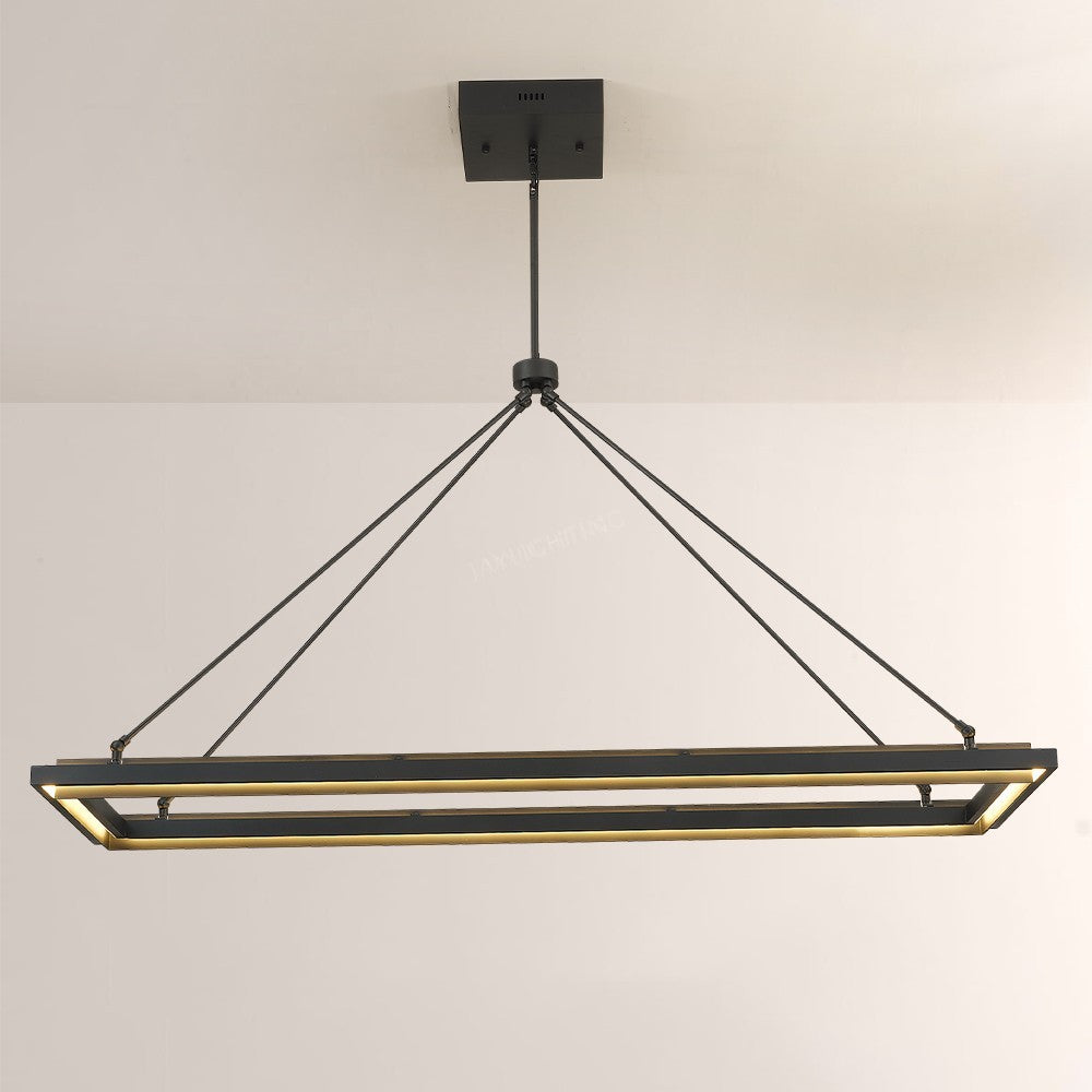 Perez Rectangular Chandelier 62"