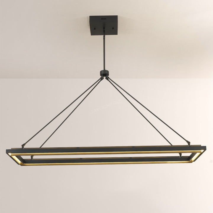Perez Rectangular Chandelier 62"