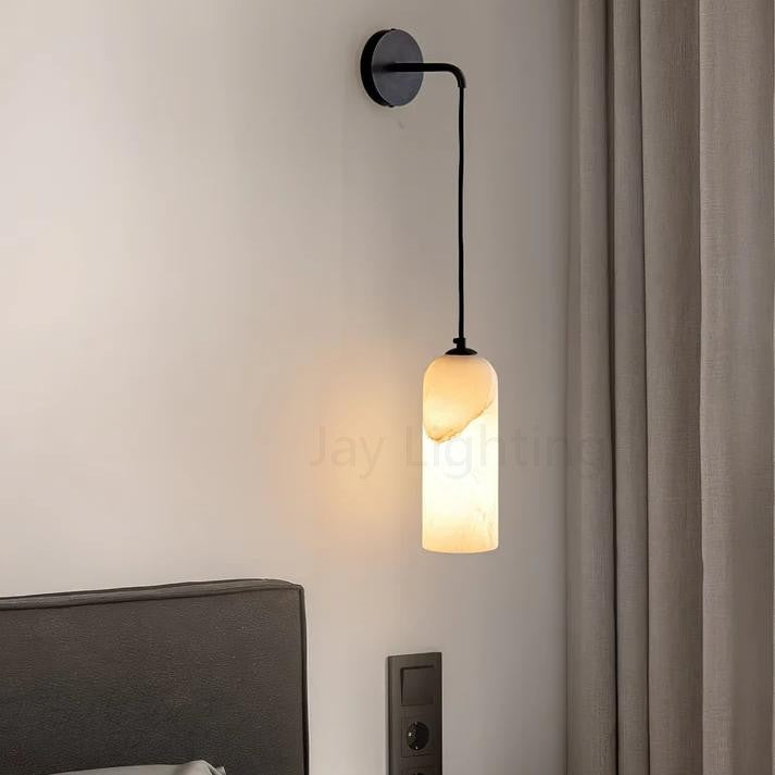 Petra Modern Alabaster Wall Sconce