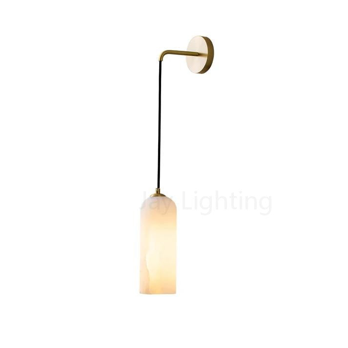 Petra Modern Alabaster Wall Sconce