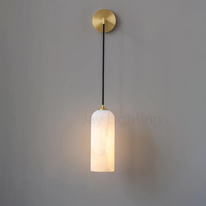 Petra Modern Alabaster Wall Sconce