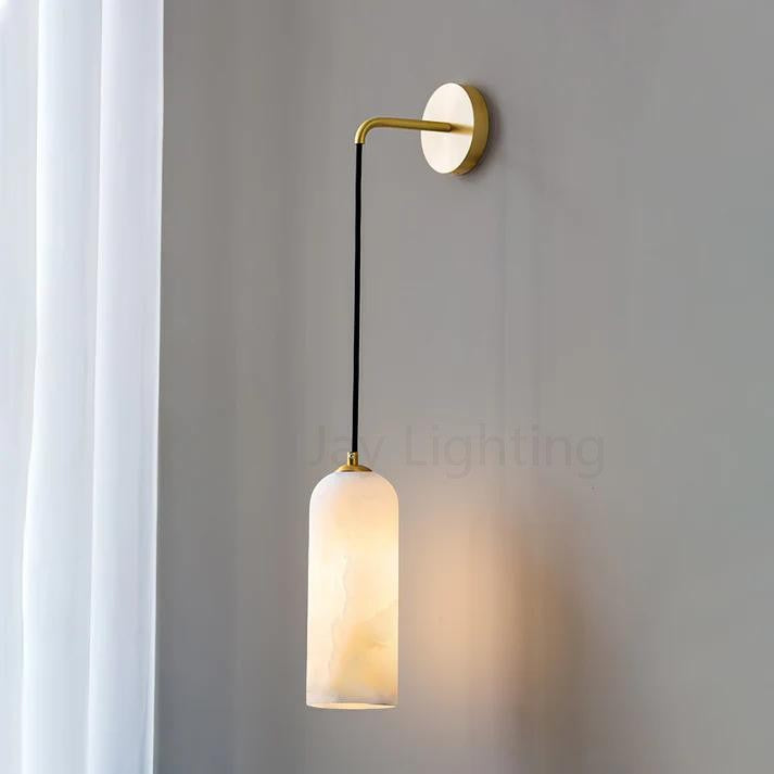 Petra Modern Alabaster Wall Sconce