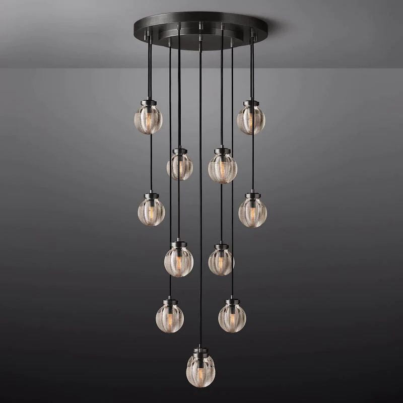 Popular Pearl Ball Round Chandelier 22"D