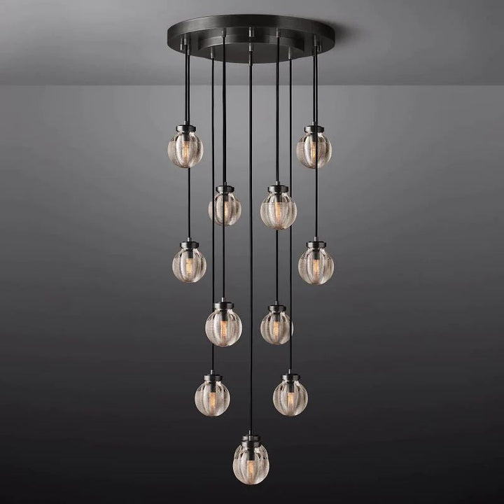 Popular Pearl Ball Round Chandelier 22"D