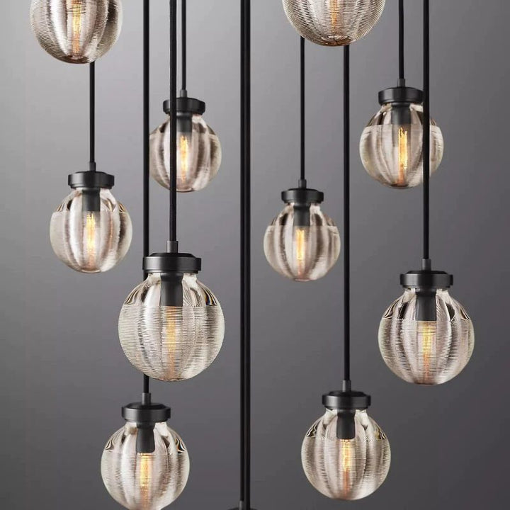 Popular Pearl Ball Round Chandelier 22"D