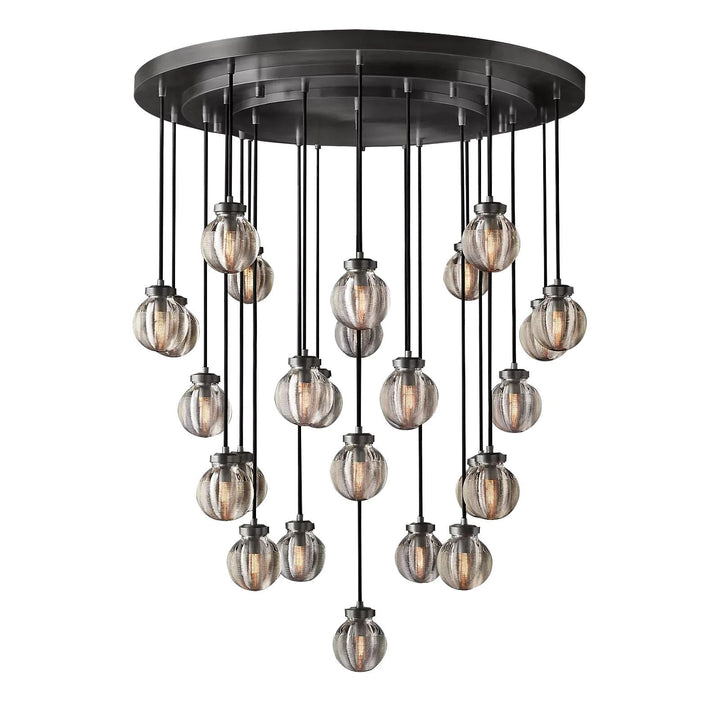 Popular Pearl Ball Round Chandelier 38"