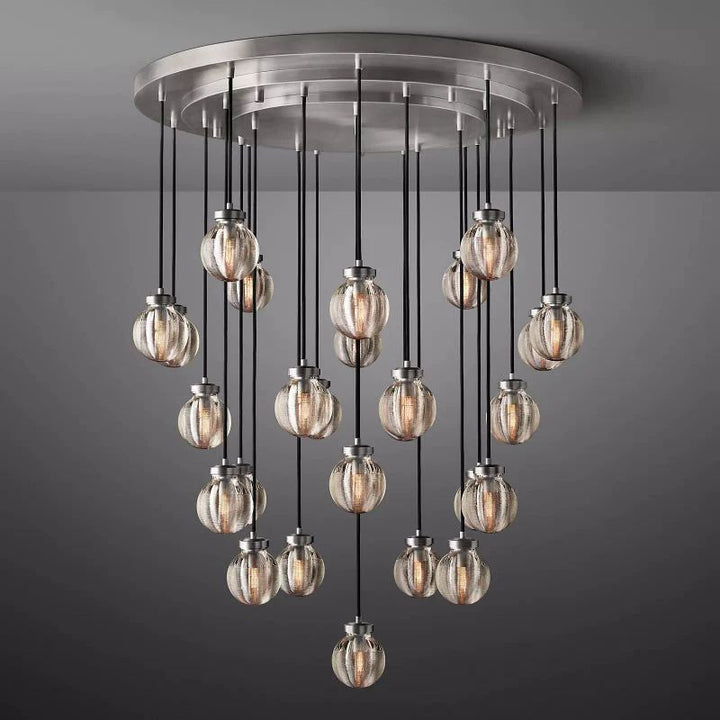 Popular Pearl Ball Round Chandelier 38"