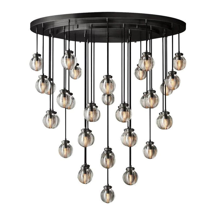 Popular Pearl Ball Round Chandelier 48"D