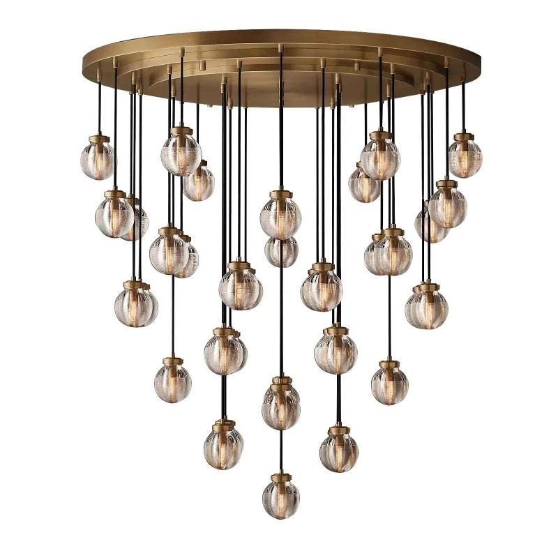 Popular Pearl Ball Round Chandelier 48"D