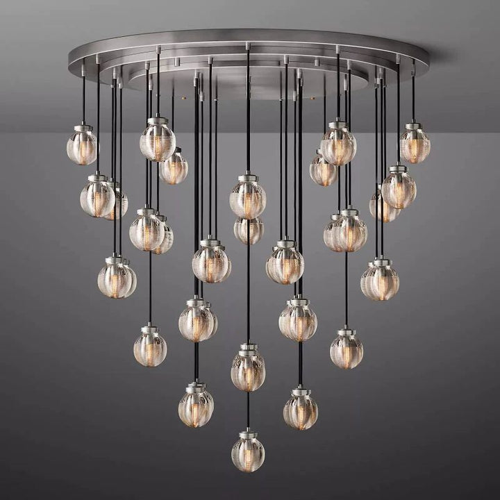 Popular Pearl Ball Round Chandelier 48"D