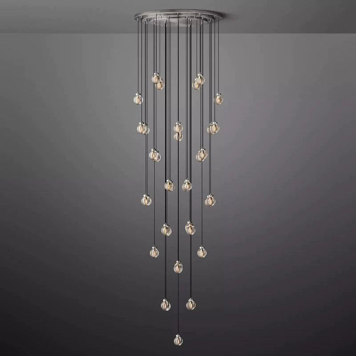 Popular Pearl Ball Round Chandelier 48"D