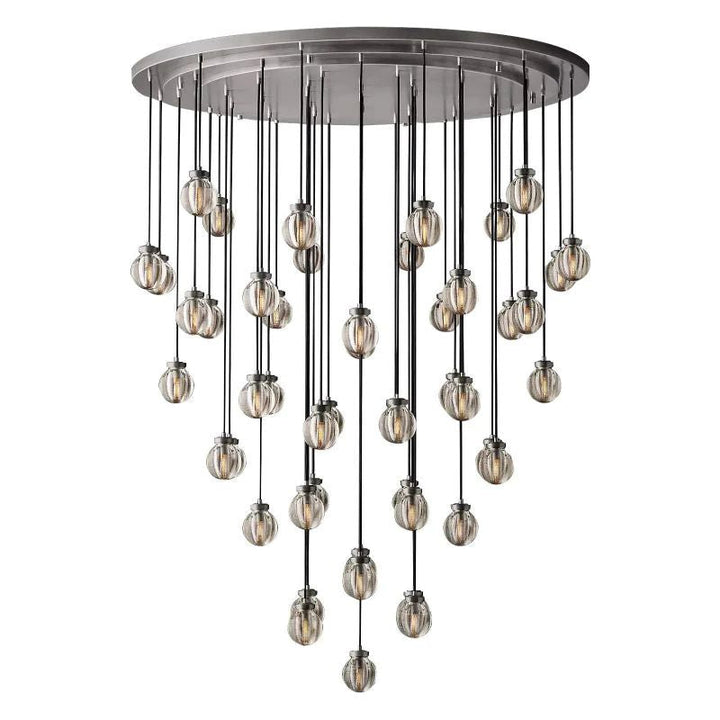 Popular Pearl Ball Round Chandelier 60"D