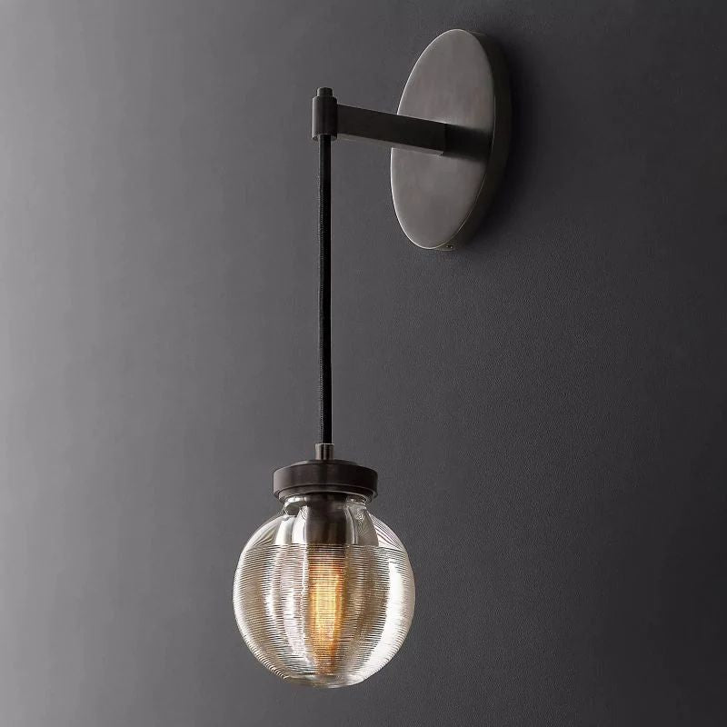 Popular Pearl Glass Cord Ball Wall Sconce
