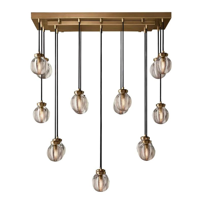 Popular Pearl Rectangle Chandelier 36"