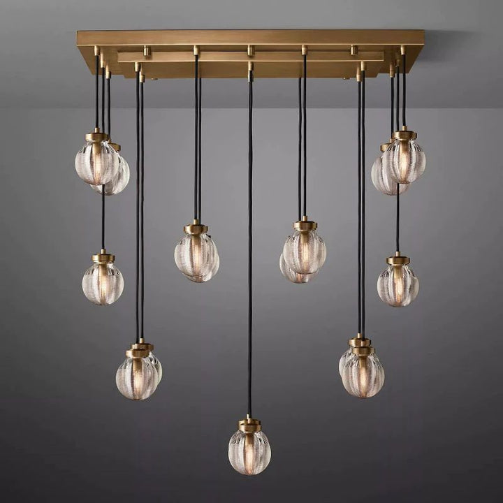 Popular Pearl Rectangle Chandelier 36"