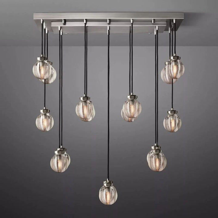 Popular Pearl Rectangle Chandelier 36"