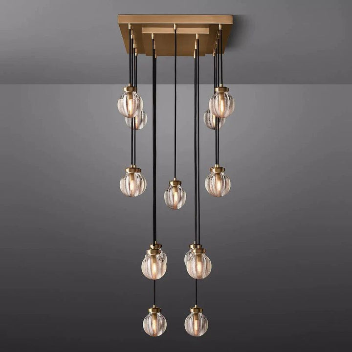 Popular Pearl Rectangle Chandelier 36"