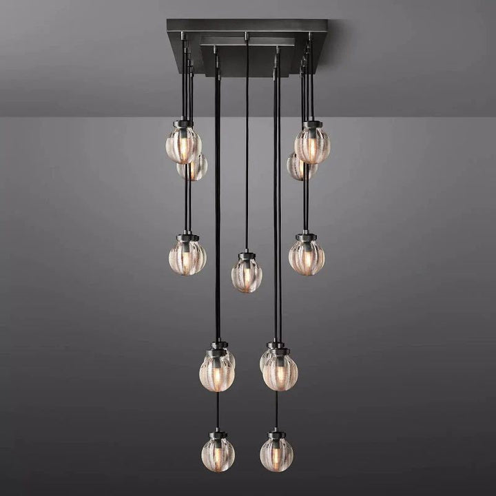 Popular Pearl Rectangle Chandelier 36"