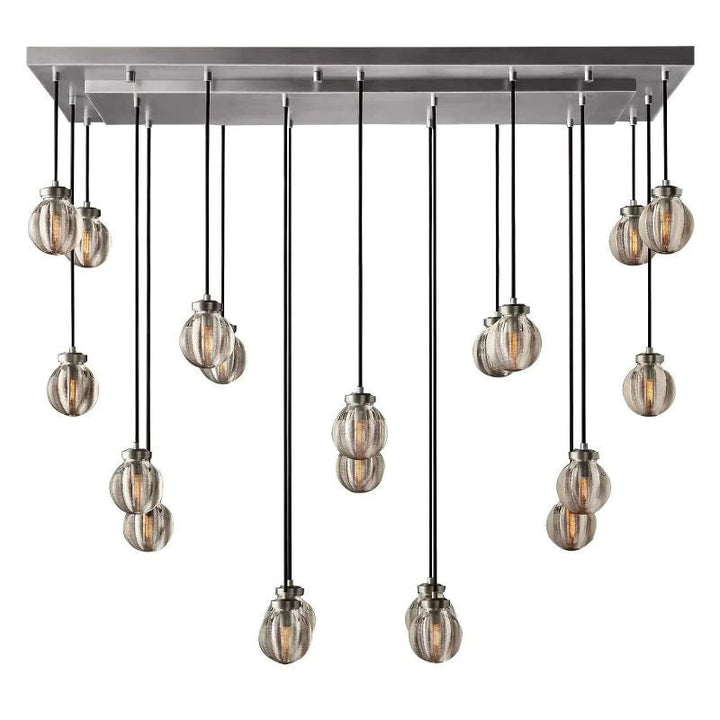 Popular Pearl Rectangle Chandelier 54"