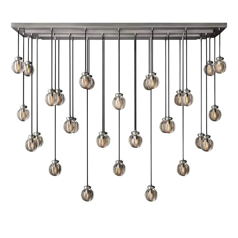 Popular Pearl Rectangle Chandelier 72"